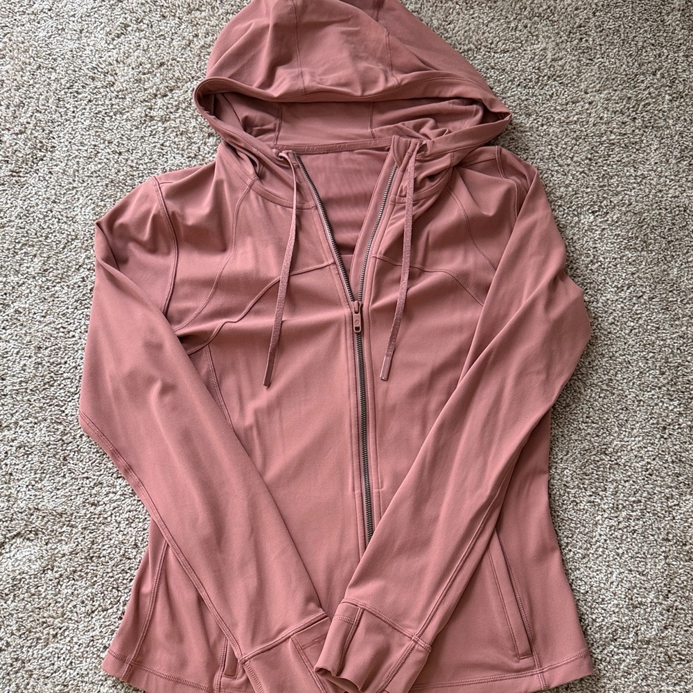 lululemon athletica Pink Hooded Zip-Up Top